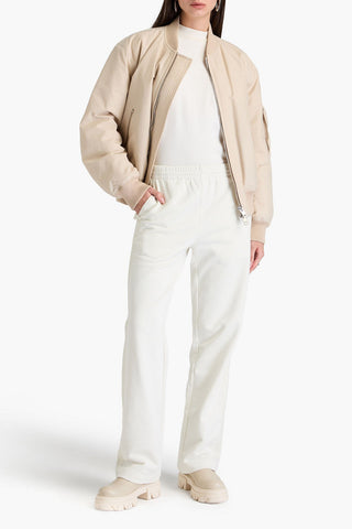 HELMUT LANG FRENCH COTTON-TERRY TRACK PANTS - Size XS