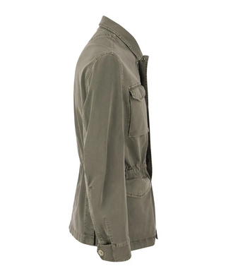 Brunello Cucinelli Cotton Four-Pocket Drawstring Waist Field Jacket