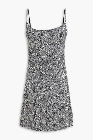 RACHEL GILBERT CORRIE EMBELLISHED TULLE MINI DRESS - Size 4