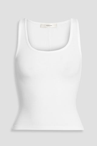FRAME RIBBED STRETCH-MODAL TANK - Size L