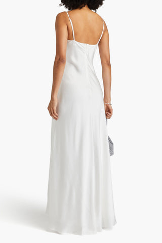 SIMKHAI FINLEY SATIN-CREPE GOWN - Size 8