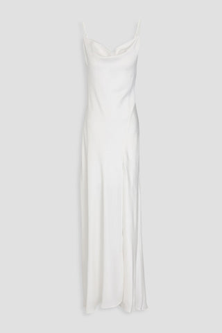 SIMKHAI FINLEY SATIN-CREPE GOWN - Size 8