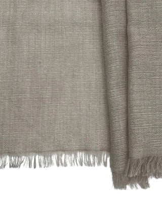 Brunello Cucinelli Woven Shimmer Scarf in Sand