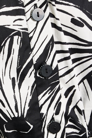 FARM RIO PRINTED COTTON-BLEND POPLIN JUMPSUIT - Size M