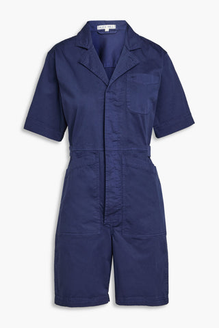 ALEX MILL COTTON-BLEND POPLIN PLAYSUIT - Size XS