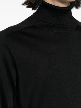 Tom Ford Fine-Knit Turtleneck Sweater in Black
