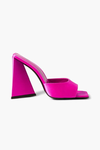 THE ATTICO DEVON SATIN MULES - Size 35.5