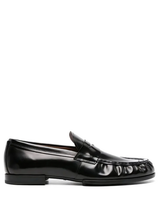 Tods Polished Leather Penny Loafers
