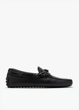 Tods Leather Tie-Detail Gommino Driving Shoes