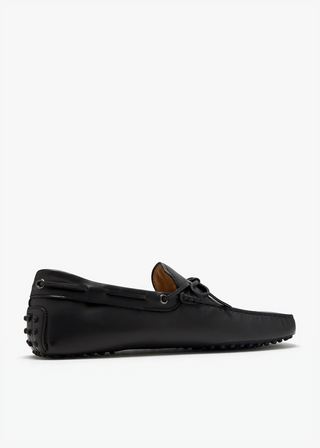 Tods Leather Tie-Detail Gommino Driving Shoes