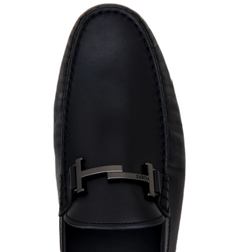 Tods Tod's Leather Gommino Driving Shoes Black