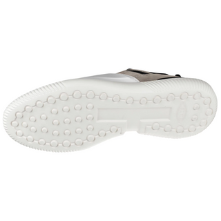 Tods Mesh Leather Elastic-Lace Low-Top Sneakers