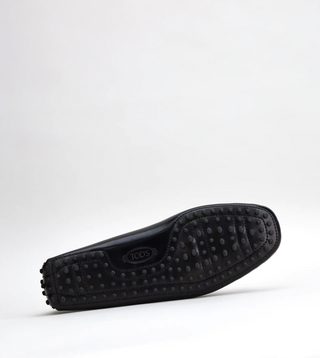 Tods Polished Leather Gommino Buckle Loafers