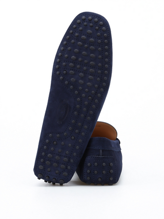 Tods Suede Gommino Driving Shoes with T-Bar Hardware