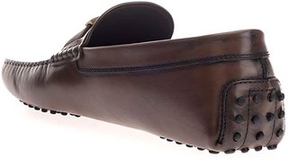 Tods Leather Gommino Driving Shoes Brown