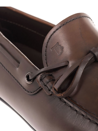 Tods Leather Gommino Driving Shoes with Knot Detail
