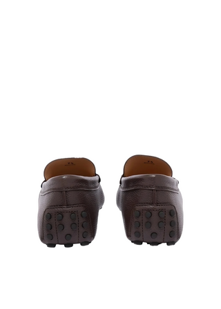 Tods Pebbled Leather Gommino Driving Shoes Brown