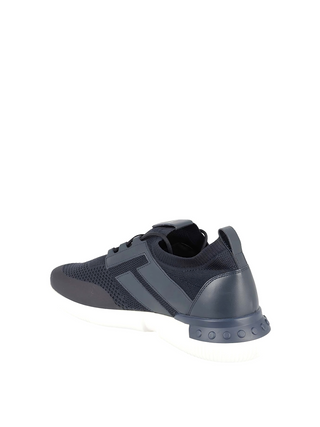 Tods Knit and Leather Galaxy Low-Top Sneakers