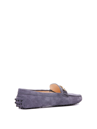 Tod's Women's Dusty Lavender Suede Gommino Loafer