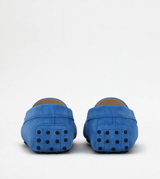 Tods Suede Gommino Driving Shoes Blue