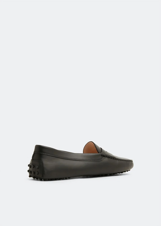 Tods Leather Gommino Driving Loafers Black