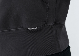 Tom Ford Cotton Fleece Raglan Zip-Front Hoodie