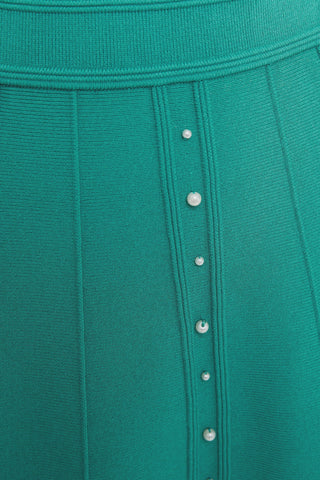 SANDRO EMBELLISHED PONTE SKIRT - Size 3