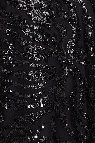 ROTATE BIRGER CHRISTENSEN DRAPED SEQUINED TULLE MINI DRESS - Size 38