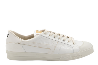Tom Ford White Patent Leather Low-Top Sneakers