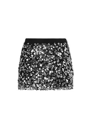 Tom Ford Tom Ford Allover Sequin Mini Skirt