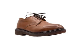 Brunello Cucinelli Smooth Leather Lug Sole Derby Shoes