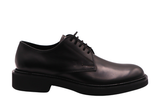 Tods Smooth Leather Laced Loafers with Substantial Sole