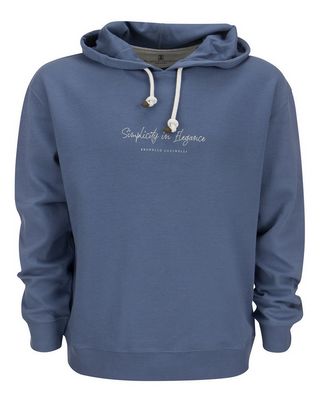 Brunello Cucinelli Cotton Script Print Drawstring Hoodie