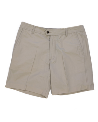Tom Ford Cotton Flat-Front Tailored Shorts with Side Slits