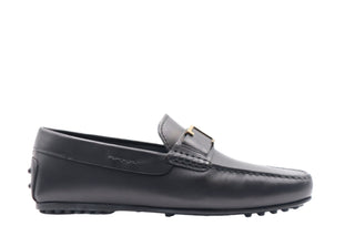 Tods Leather Gommino Driver Shoe with T-Strap