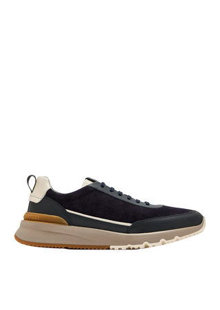 Brunello Cucinelli Suede Runners in Navy