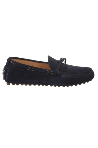 Brunello Cucinelli Suede Laced Gommino Driving Shoes