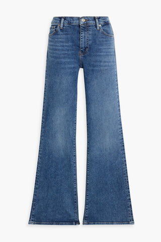 FRAME THE ICON MID-RISE FLARED JEANS - Size 23