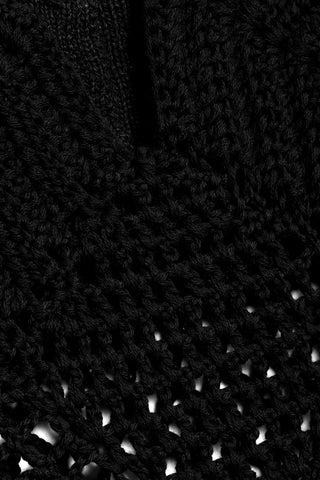 STAUD TARA CROCHET-TRIMMED COTTON MAXI DRESS - Size XL