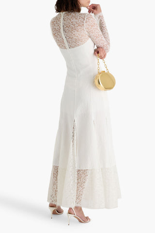 SIMKHAI BRINDA CORDED LACE AND CLOQU GOWN - Size 6