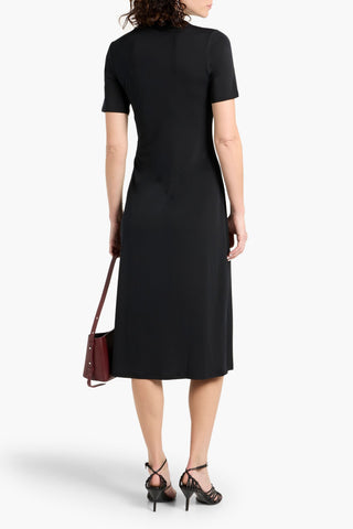 DEREK LAM LUCILLE STUDDED STRETCH-JERSEY MIDI DRESS - Size XS