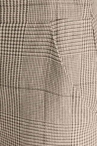 VERONICA BEARD TONELLI PRINCE OF WALES CHECKED LINEN AND COTTON-BLEND WIDE-LEG PANTS - Size 6