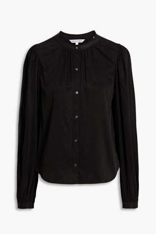 VERONICA BEARD ASHLYNN CUPRO-BLEND TOP - Size 8