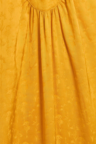 JOHANNA ORTIZ BALLADIST TIERED SATIN-JACQUARD HALTERNECK MAXI DRESS - Size 2