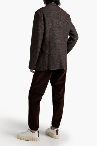 ETRO COTTON-BLEND CORDUROY DRAWSTRING PANTS - Size 46