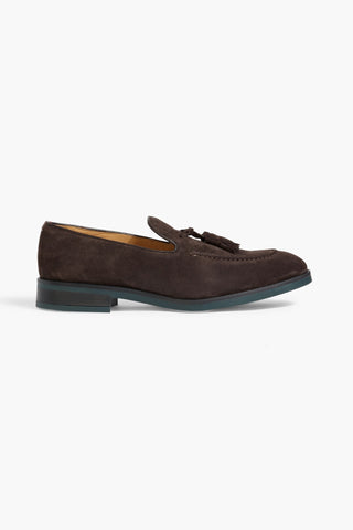 PAUL SMITH LAWRENCE TASSELED SUEDE LOAFERS - Size 8