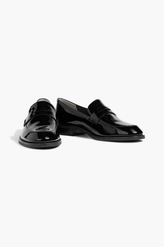 STUART WEITZMAN EMI PATENT-LEATHER LOAFERS - Size 9
