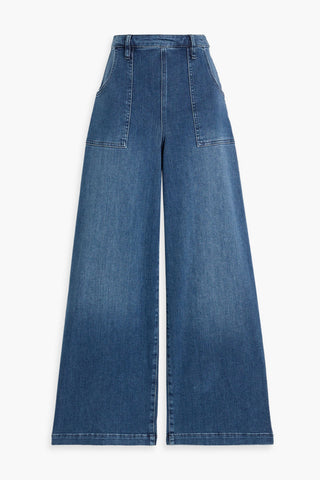 FRAME FRANCOISE HIGH-RISE WIDE-LEG JEANS - Size 30
