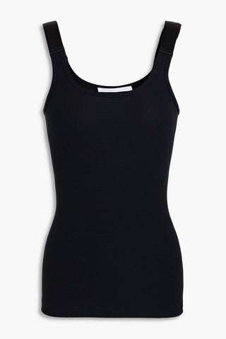 HELMUT LANG RIBBED STRETCH-MODAL JERSEY TANK - Size XXS
