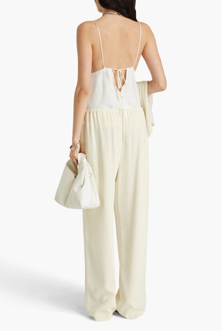 THEORY CREPON STRAIGHT-LEG PANTS - Size L